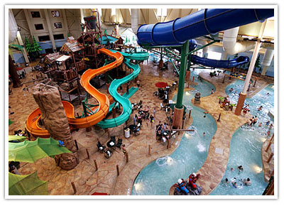 Are day passes available for Great Wolf Lodge?