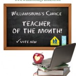 Williamsburg's Choice Teacher of the Month - Wonderful Comments!