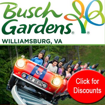 Busch Gardens Williamsburg Ticket S