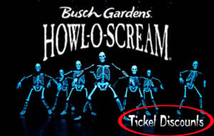 howl o scream busch gardens discounts