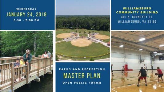 'Master Plan Open Public Forum' williamsburg