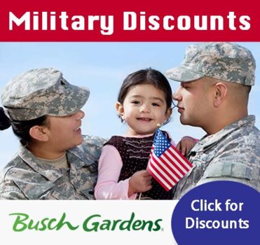 busch gardens military discounts