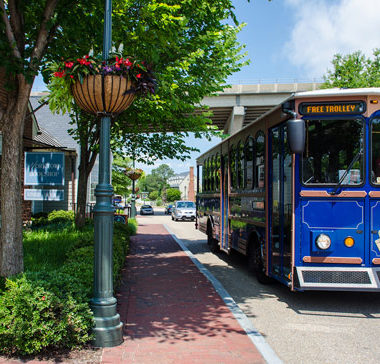 trolley riverwalk