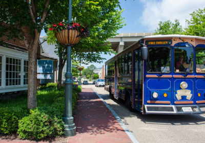 trolley riverwalk