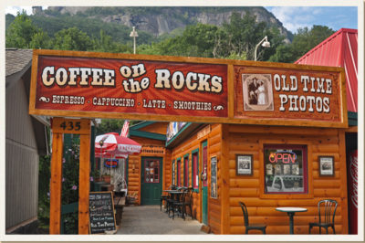 coffee on the rocks