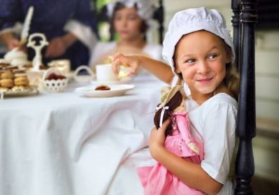 tea with doll at colonial williamsburg hotels