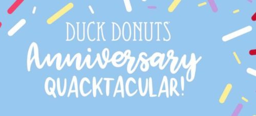 duck donuts 5th anniversary