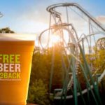 Busch Gardens is offering FREE beer for Members and Annual Pass Holders July 10 - July 29, 2021
