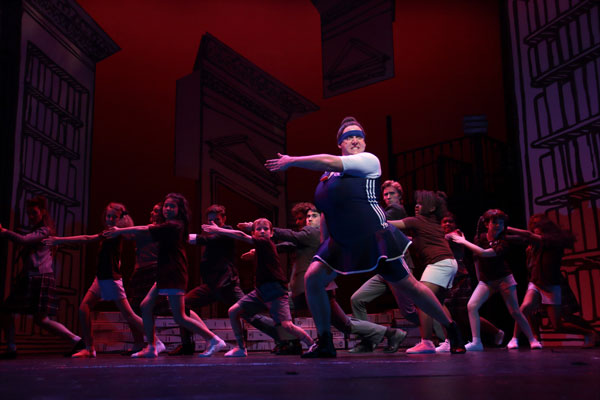 Chris Blem in Virginia Stage Company's production of MATILDA THE MUSICAL,photo by Samuel W. Flint