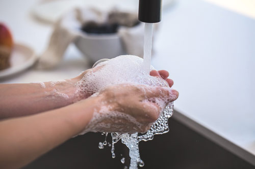 prevent covid 19 wash hands