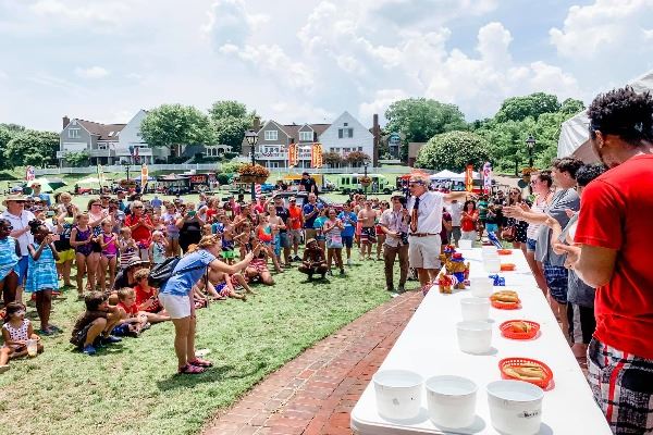 yorktown hot dog eating contest