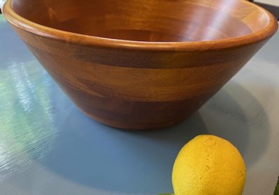 wooden salad bowl