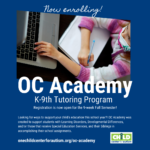 OC Academy K-9th Grade Tutoring Program Now Registering -  One Child Center for Autism