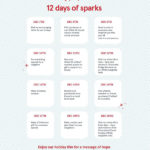 12 Days of  Sparks - Daily Activities for Your Family