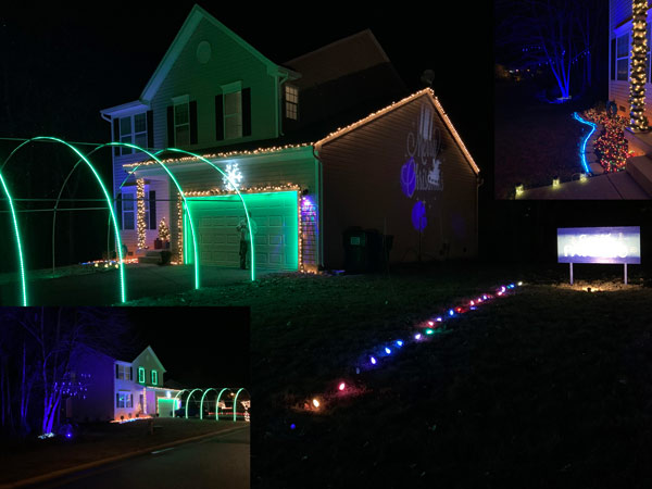 xmas lights tour near me