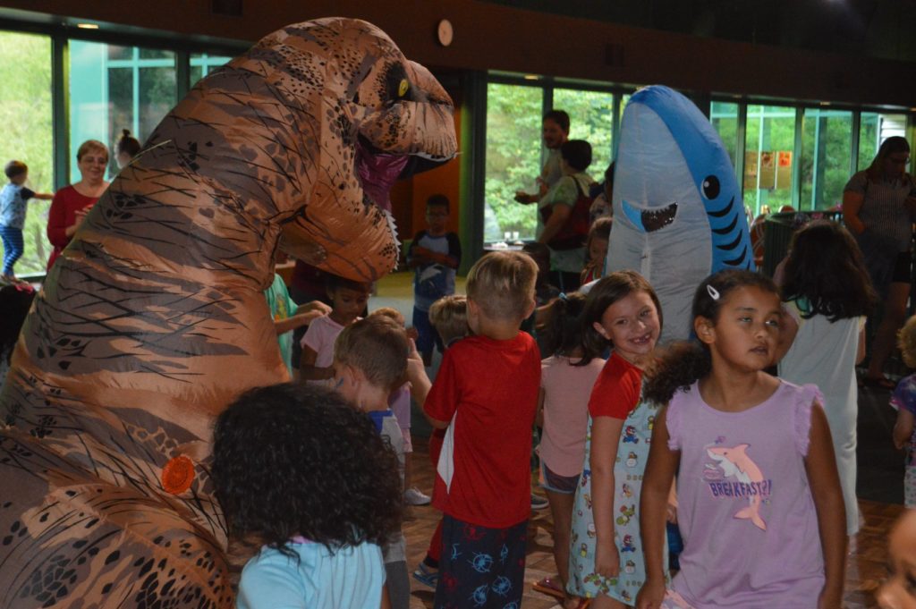 Dino Pajama Party at Virginia Living Museum