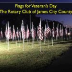 Flags on the lawn at Veterans Park will go up   November 9.  Here's the scoop...