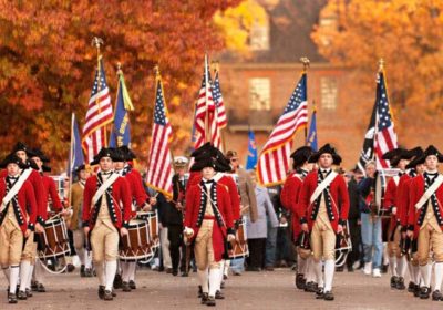 veterans-march-colonail-williamsburg