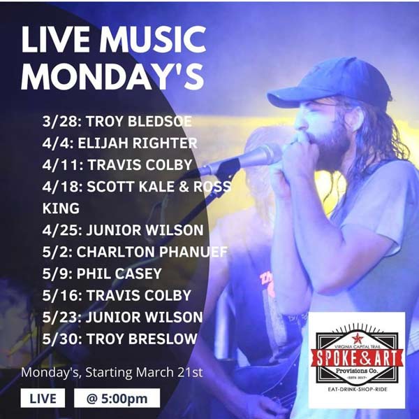 Spoke & Art LIVE MUSIC Williamsburg Families