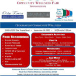 Community Wellness Fair - Free and Open to the Public - Sept. 10