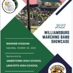1st Annual Williamsburg Marching Band Showcase this Saturday October 22nd with Shoe Drive