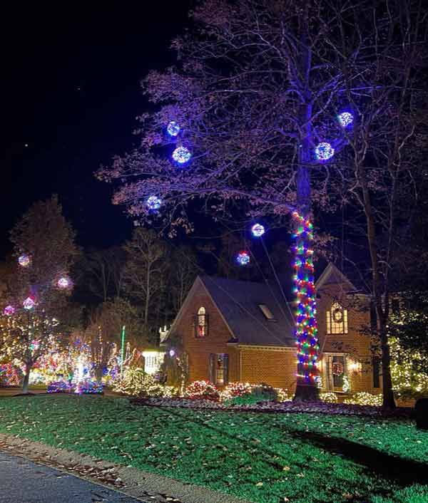 xmas lights tour near me