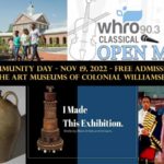 Art Museums Community Day FREE day of programs and activities at the Art Museums of Colonial Williamsburg - Saturday, November 19, 2022