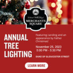 Come to Merchants Square for the Annual Tree Lighting - Saturday, Nov 25 at 5 pm