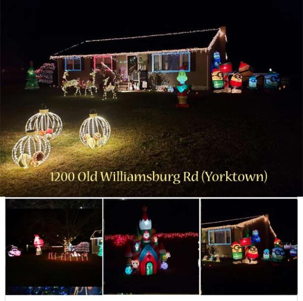 Best Christmas Lights in Williamsburg and Surrounding Areas