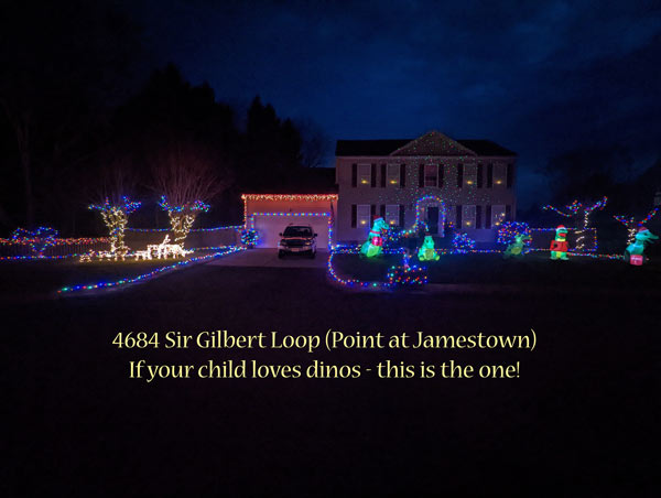 xmas lights tour near me