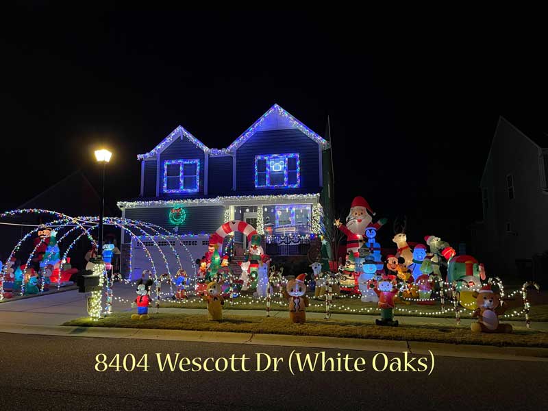 xmas lights tour near me