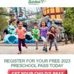 Get your child's FREE 2 Park Preschool Pass for Busch Gardens & Water Country USA 2023 or your Waves Of Honor tickets