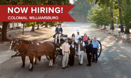 colonial williamsburg jobs