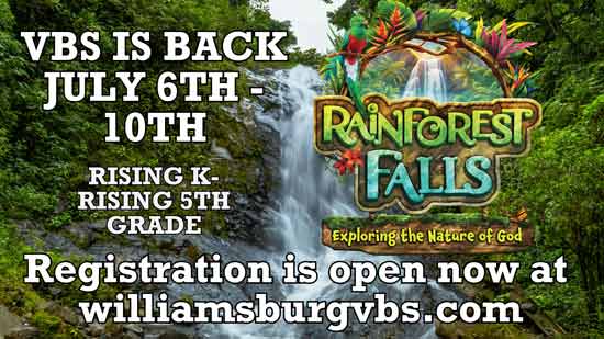 King of Glory VBS Rainforest Falls