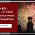 Free Admission to Colonial Williamsburg on July 4, 2023 - get your free ticket online