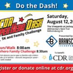CDR Superhero Dash: 5K and Family Challenge Obstacle Course is back Saturday, August 12, 2023 - Sign up!
