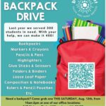 Bacon Street Annual Backpack Drive