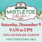 Toyland Parade & Mistletoe Market in Yorktown on Saturday December 9