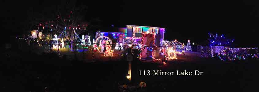 xmas lights tour near me