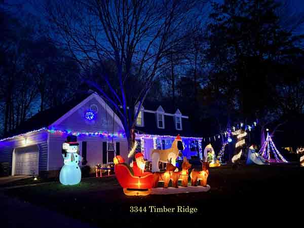 xmas lights tour near me