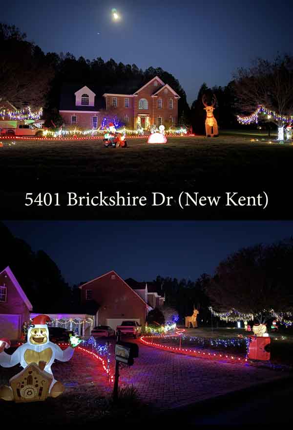 xmas lights tour near me