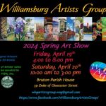 Williamsburg Artist Group - Art Sale at Bruton Parish House - Friday April 19 & Saturday April 20, 2024