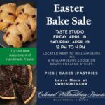 Easter Bake Sale colonial williamsburg