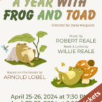 Win 2 Tickets to attend 'A Year with Frog and Toad' presented by William & Mary Theatre (CLOSED)