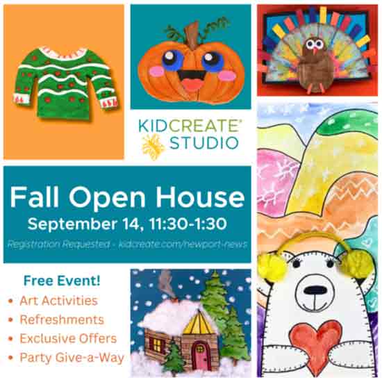 Kidcreate Studio Fall Open House