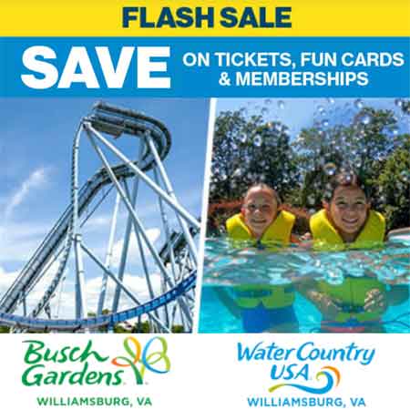 Busch Gardens Sales on Tickets, Fun Cards and Memberships Going on NOW!