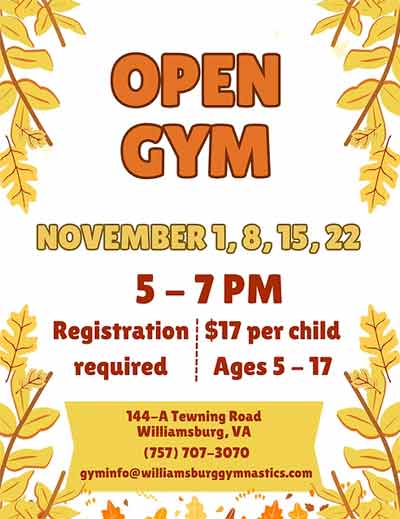 Williamsburg Gymnastics Open Gym