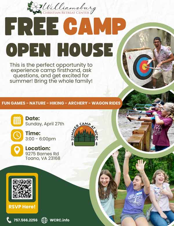 WCRC Camp Open House – FREE