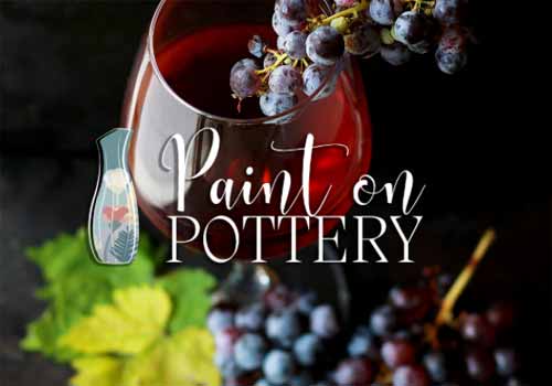 Drink & Design with Paint on Pottery