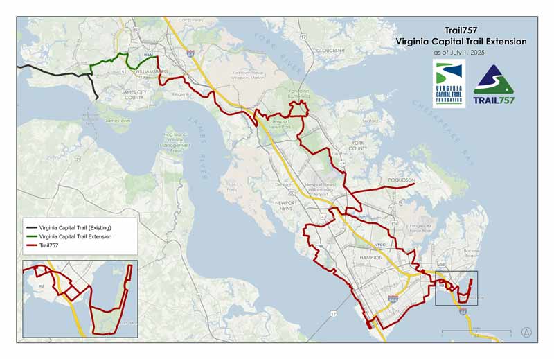 jamestown High school colonial williamsburg capital trail extension